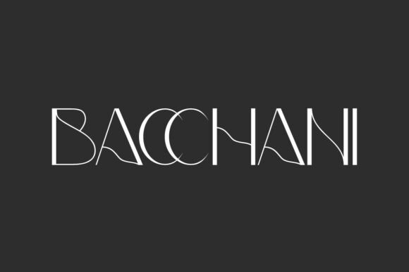 Bacchani Font: A Modern Display Typeface for Crafters and Designers