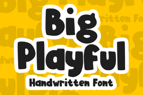 Big Playful: A Bold Display Font for Marketers