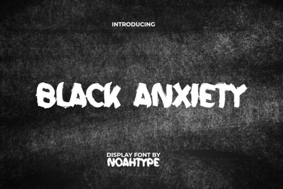 Black Anxiety: A Bold Typeface for Editorial Impact