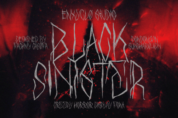 Black Sinister Font: A Practical Display Typeface for Small Business Branding