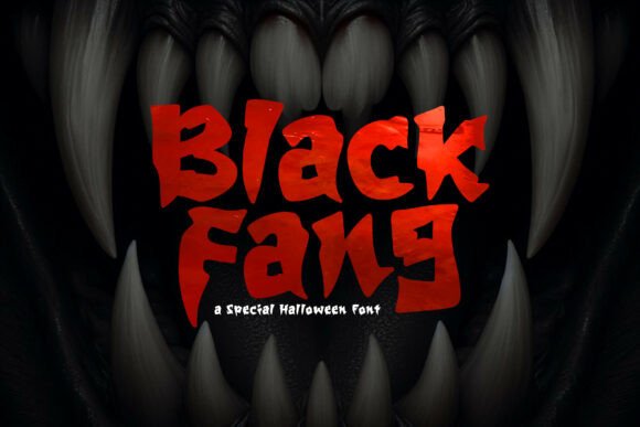 Blackfang: A Bold Display Font for Horror-Inspired Branding