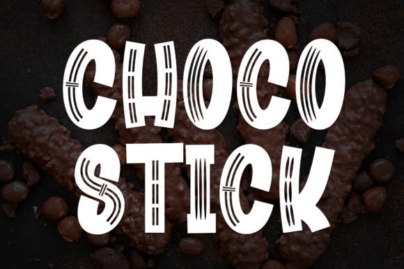 Choco Stick: A Playful Display Font for Handmade Brands