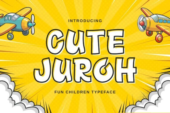 Cute Juroh: A Bold Display Font That Brings Playful Energy to Web Design