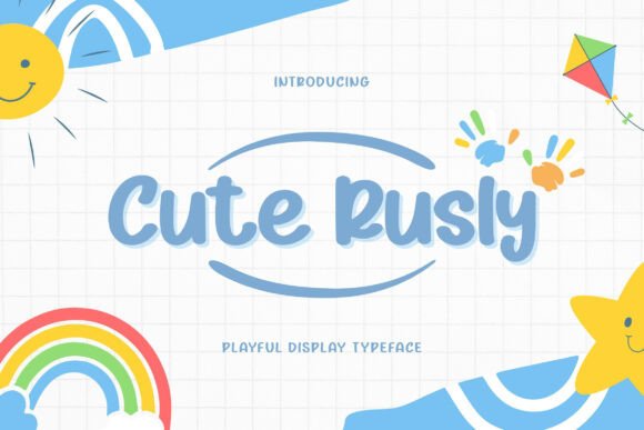Cute Rusly: A Rounded Display Font for Scroll-Stopping Brand Content