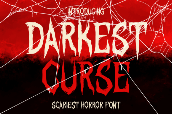 Darkest Curse: A Display Font That Brings Fearless Branding to Life