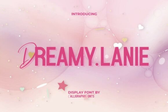 Dreamy Lanie: A Bold Display Font for Digital Marketing Success