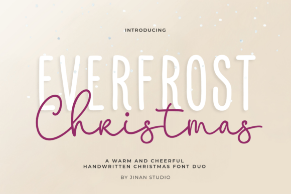 Everfrost Christmas Duo: A Handwritten Font Duo for Cohesive Branding