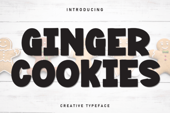 Ginger Cookies: A Bold Display Typeface for Editorial Design