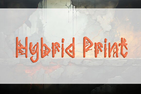 Hybrid Print: A Display Typeface for Editorial Design