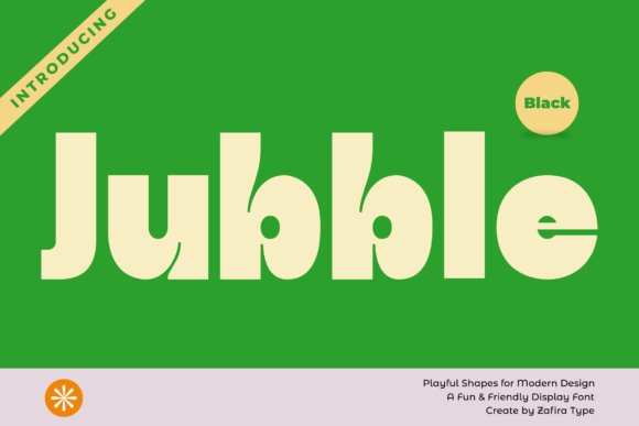 Jubble Brings Playful Personality to Digital Display Typography
