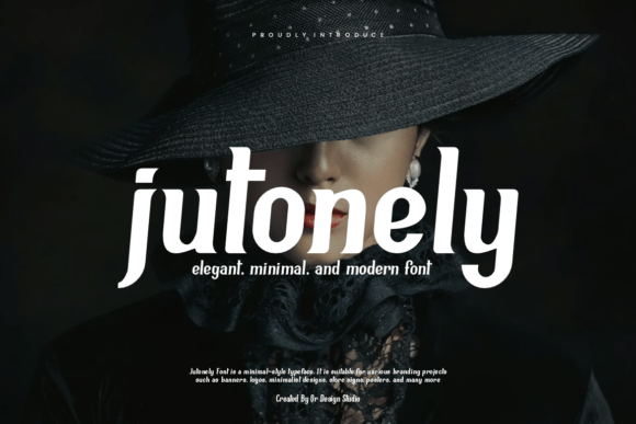 Jutonely: A Display Font with Editorial Character
