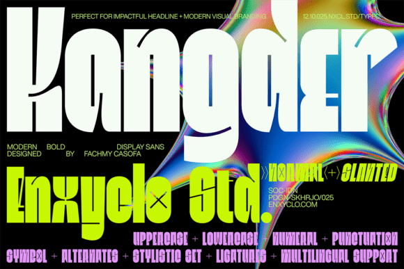 Kangder: A Bold Display Font That Makes Your Brand Unforgettable