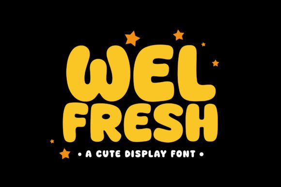 Make Your Brand Shine with the Welfresh Display Font