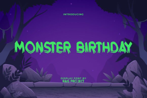 Monster Birthday: A Display Font That Brings Edgy Energy to Editorial Design