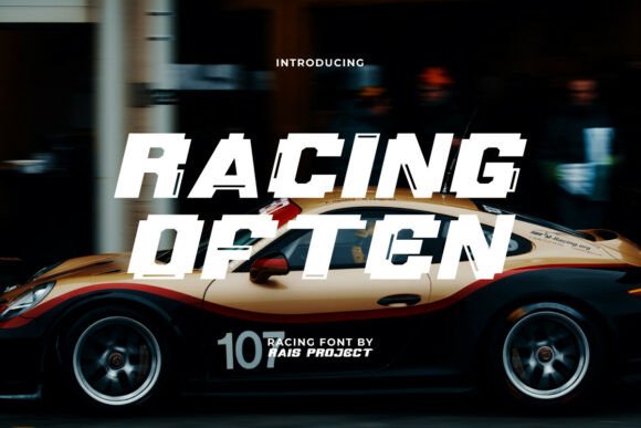 Racing Often Display Font: A High-Impact Typeface for Editorial Design