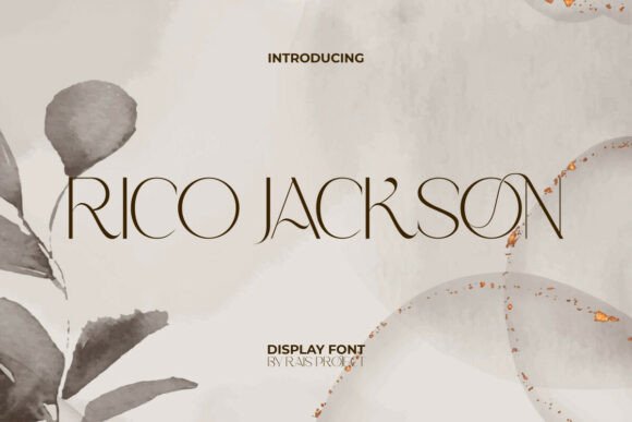 Rico Jackson Display Font: A Modern Typeface for Bold Branding