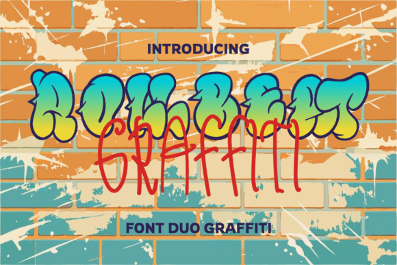 Rollbeat Graffiti: A Font Duo for Handmade Products