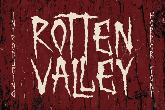 Rotten Valley: A Horror Font That Adds Eerie Charm to Branding