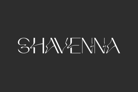 Shavenna: A Broken-Line Display Font That Builds Brand Character