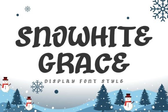 Snowhite Grace: A Playful Display Font for Editorial Design