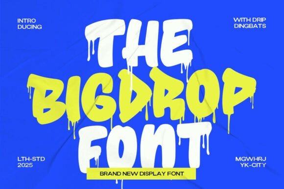 The Big Drop: A Display Font Built for Scroll-Stopping Campaigns