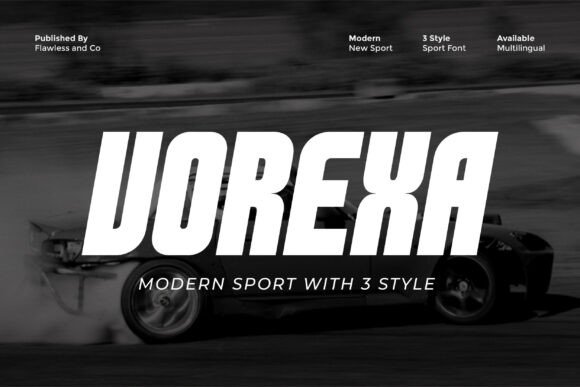 Vorexa: A Display Font Built for Visual Impact