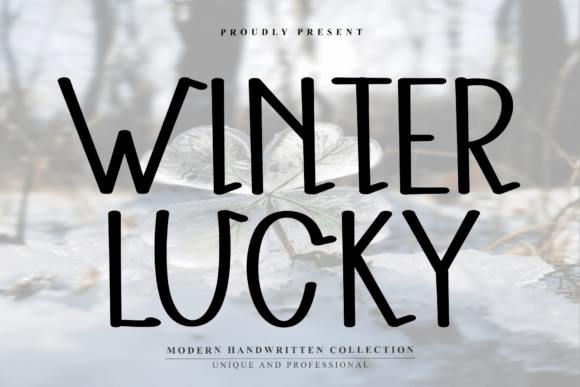 Winter Lucky Font: A Modern Handwritten Display Typeface for Marketers