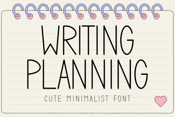 Writing Planning: A Handwritten Typeface Built for Modern Marketing